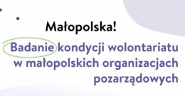 Badanie kondycji wolontariatu w małopolskich organizacjach pozarządowych